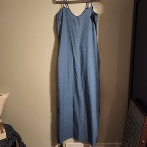 CLEARANCE Denim Maxi Dress, XL